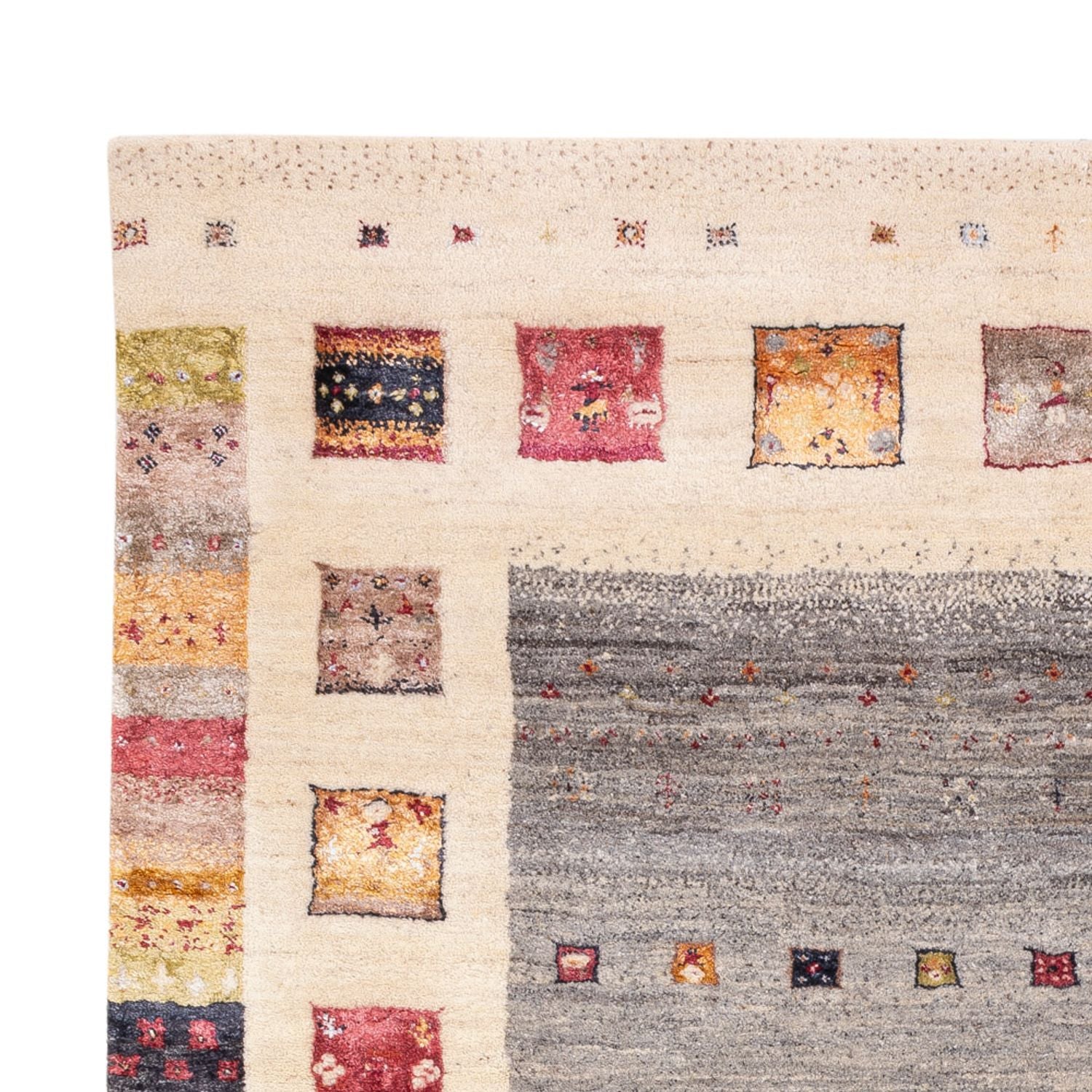 Tappeto Gabbeh - Loribaft Indus - 245 x 166 cm - naturale
