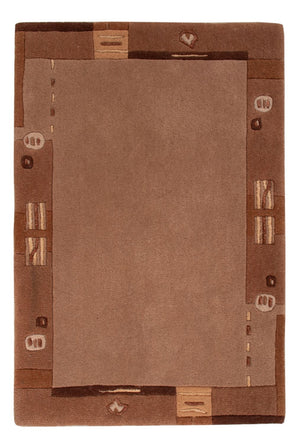 Tappeto Nepal - 90 x 60 cm - marrone