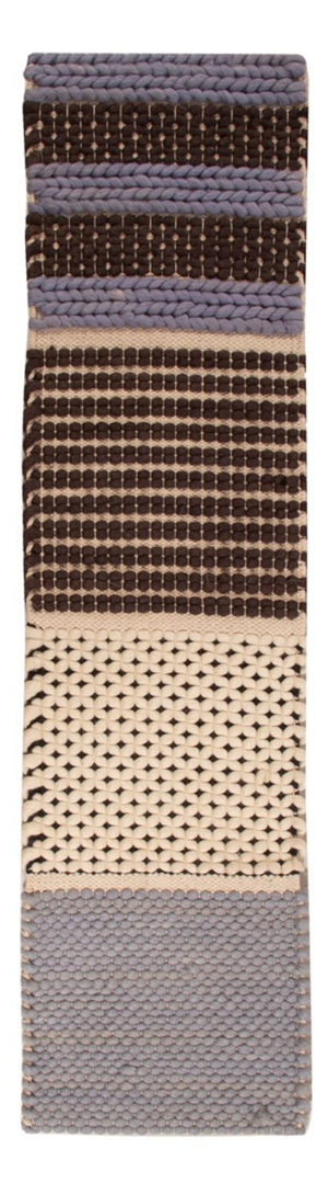 Tappeto corsia Tappeto di lana - 124 x 33 cm - multicolore