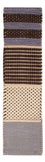 Tappeto corsia Tappeto di lana - 124 x 33 cm - multicolore
