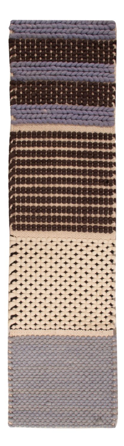 Tappeto corsia Tappeto di lana - 124 x 33 cm - multicolore