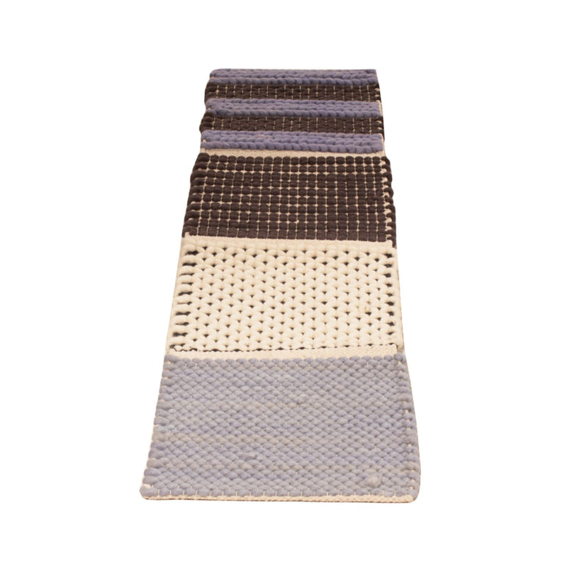 Tappeto corsia Tappeto di lana - 124 x 33 cm - multicolore