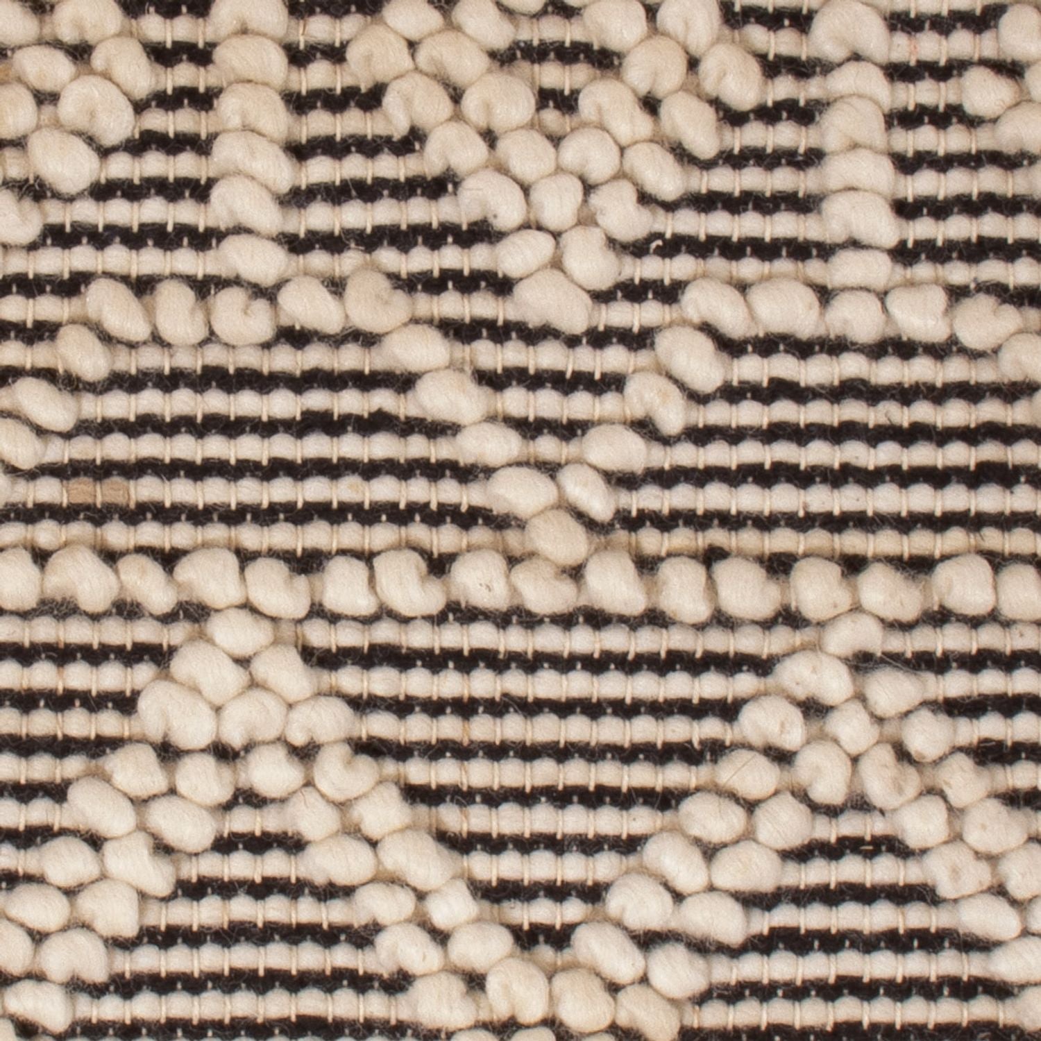 Tappeto di lana - 58 x 46 cm - bianco e nero