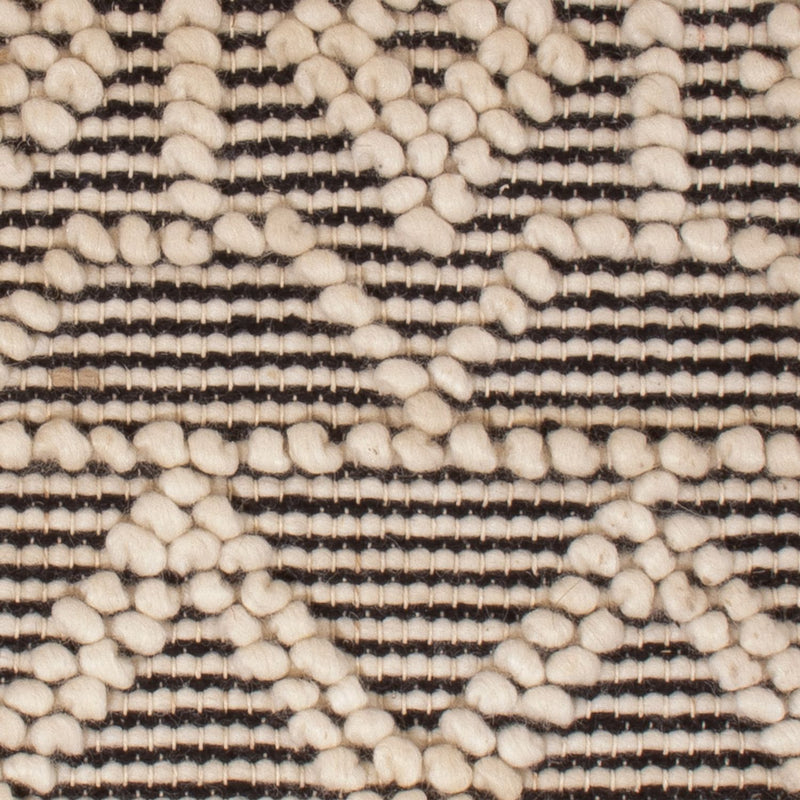 Tappeto di lana - 58 x 46 cm - bianco e nero