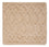 Tappeto di lana quadrato  - 48 x 42 cm - beige