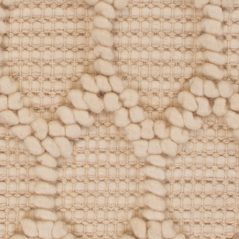 Tappeto di lana quadrato  - 48 x 42 cm - beige