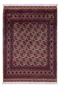 Tappeto afgano - 195 x 148 cm - beige scuro