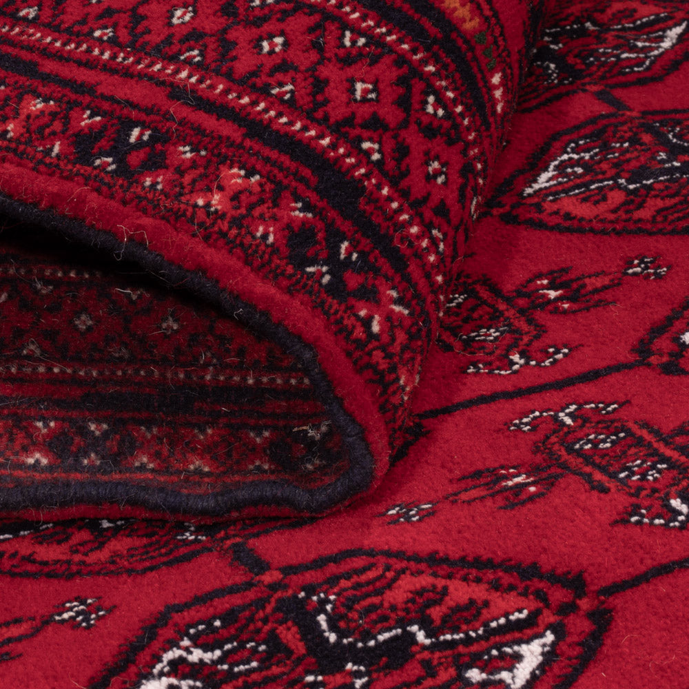 Tappeto afgano - Bukhara - 194 x 133 cm - rosso scuro