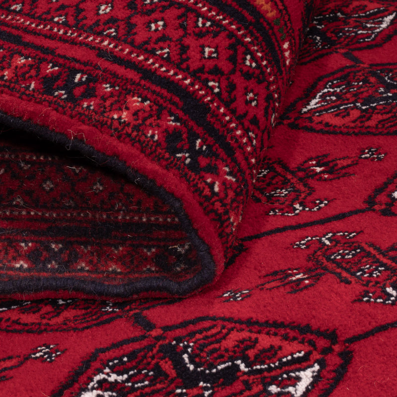 Tappeto afgano - Bukhara - 194 x 133 cm - rosso scuro