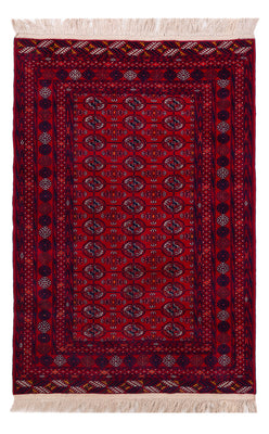Tappeto afgano - Bukhara - 196 x 133 cm - rosso scuro