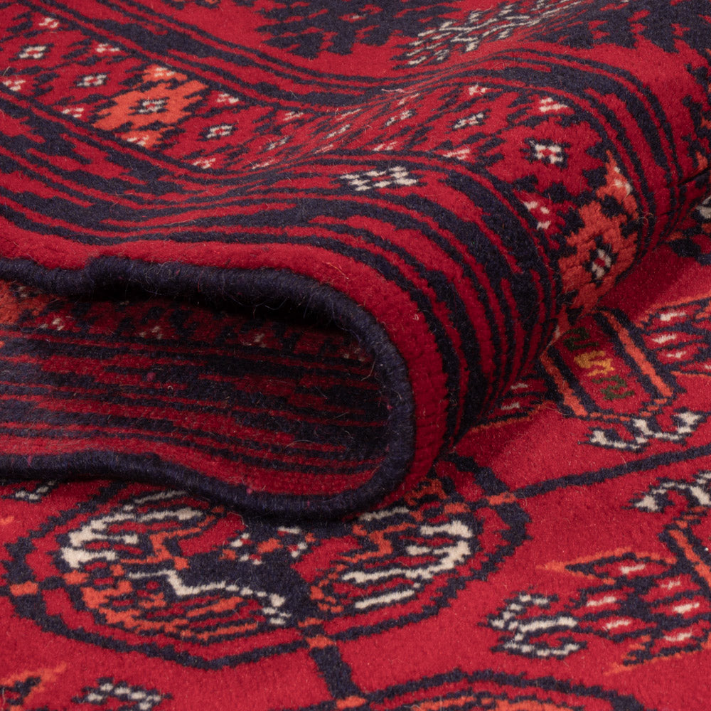 Tappeto afgano - Bukhara - 196 x 133 cm - rosso scuro