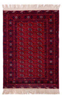 Tappeto afgano - Bukhara - 189 x 133 cm - rosso scuro