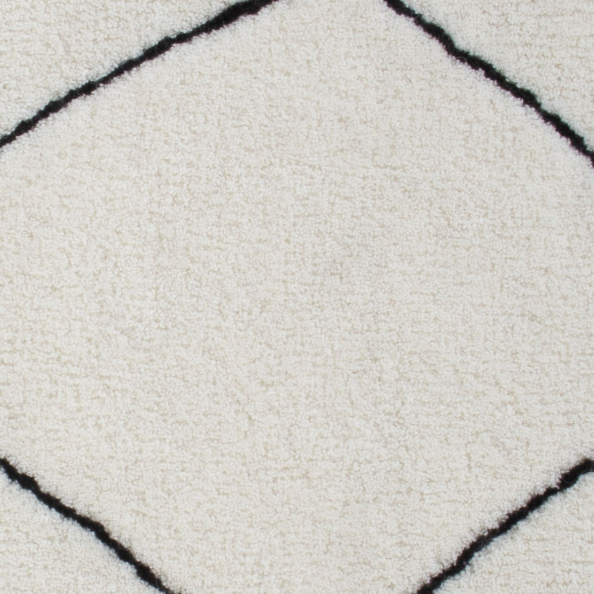 Tappeto di lana quadrato  - 62 x 62 cm - grigio chiaro