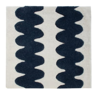 Tappeto di lana quadrato  - 60 x 60 cm - multicolore