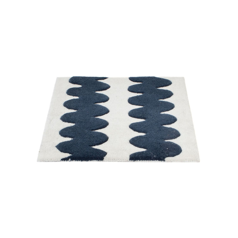 Tappeto di lana quadrato  - 60 x 60 cm - multicolore