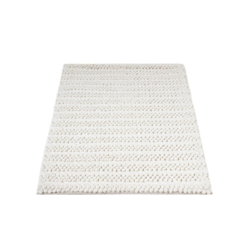 Tappeto di lana - 95 x 63 cm - grigio chiaro