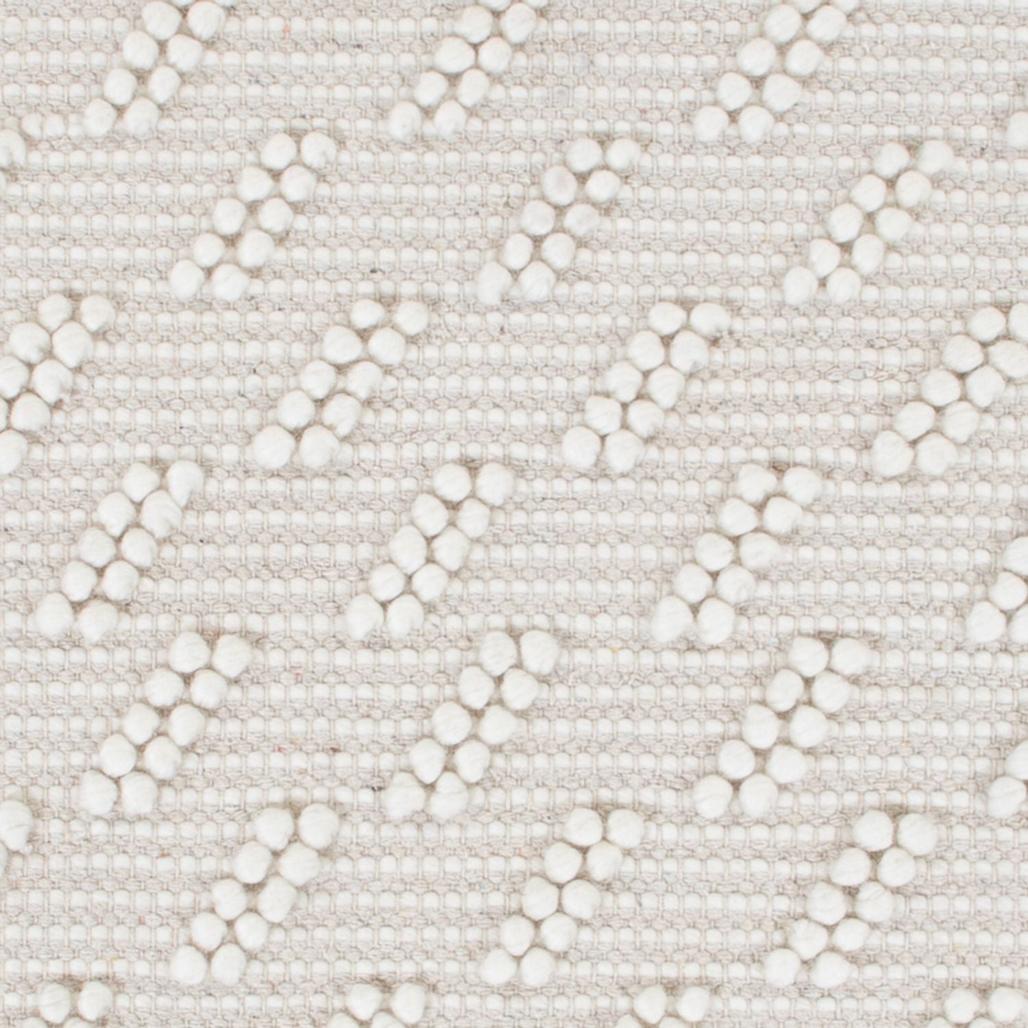Tappeto di lana - 95 x 63 cm - grigio chiaro