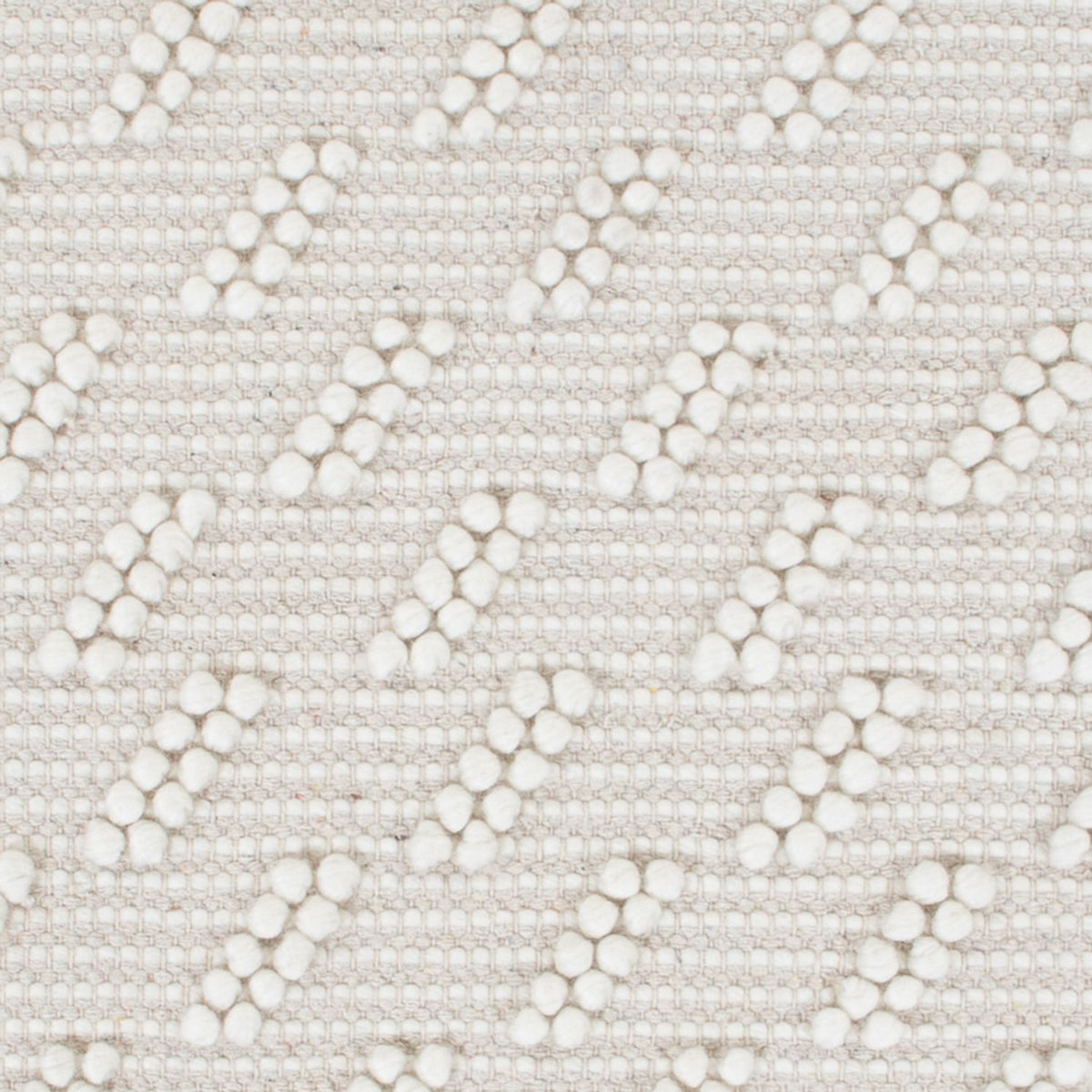 Tappeto di lana - 95 x 63 cm - grigio chiaro