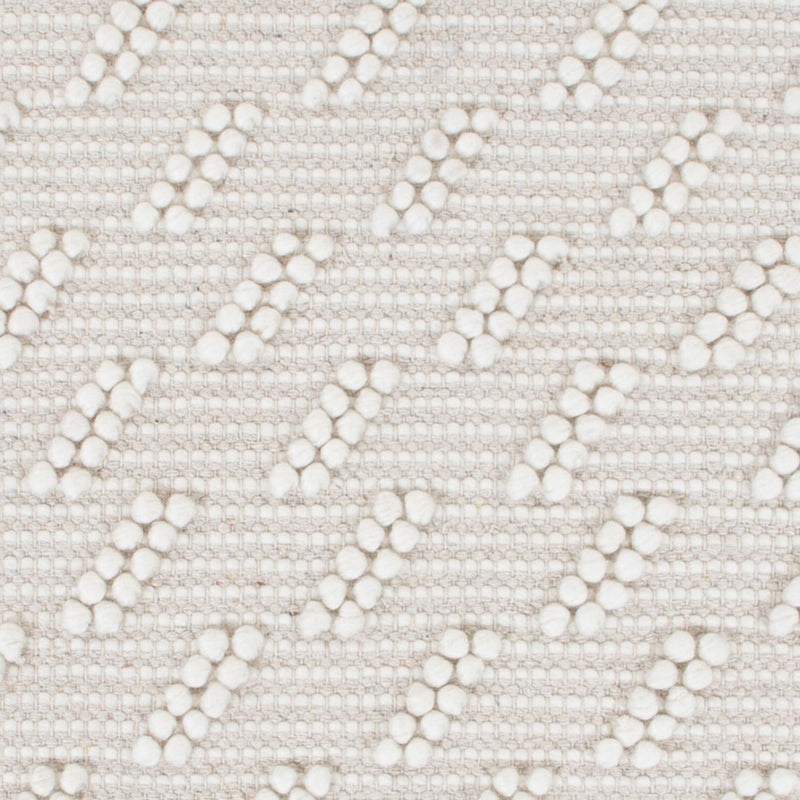 Tappeto di lana - 95 x 63 cm - grigio chiaro