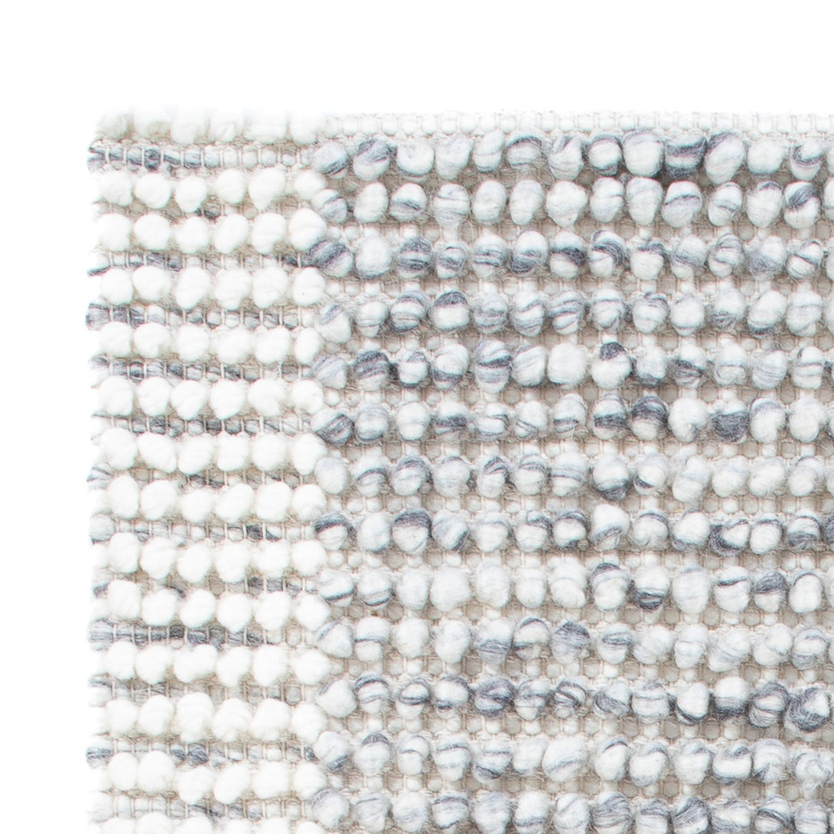 Tappeto di lana - 94 x 60 cm - grigio