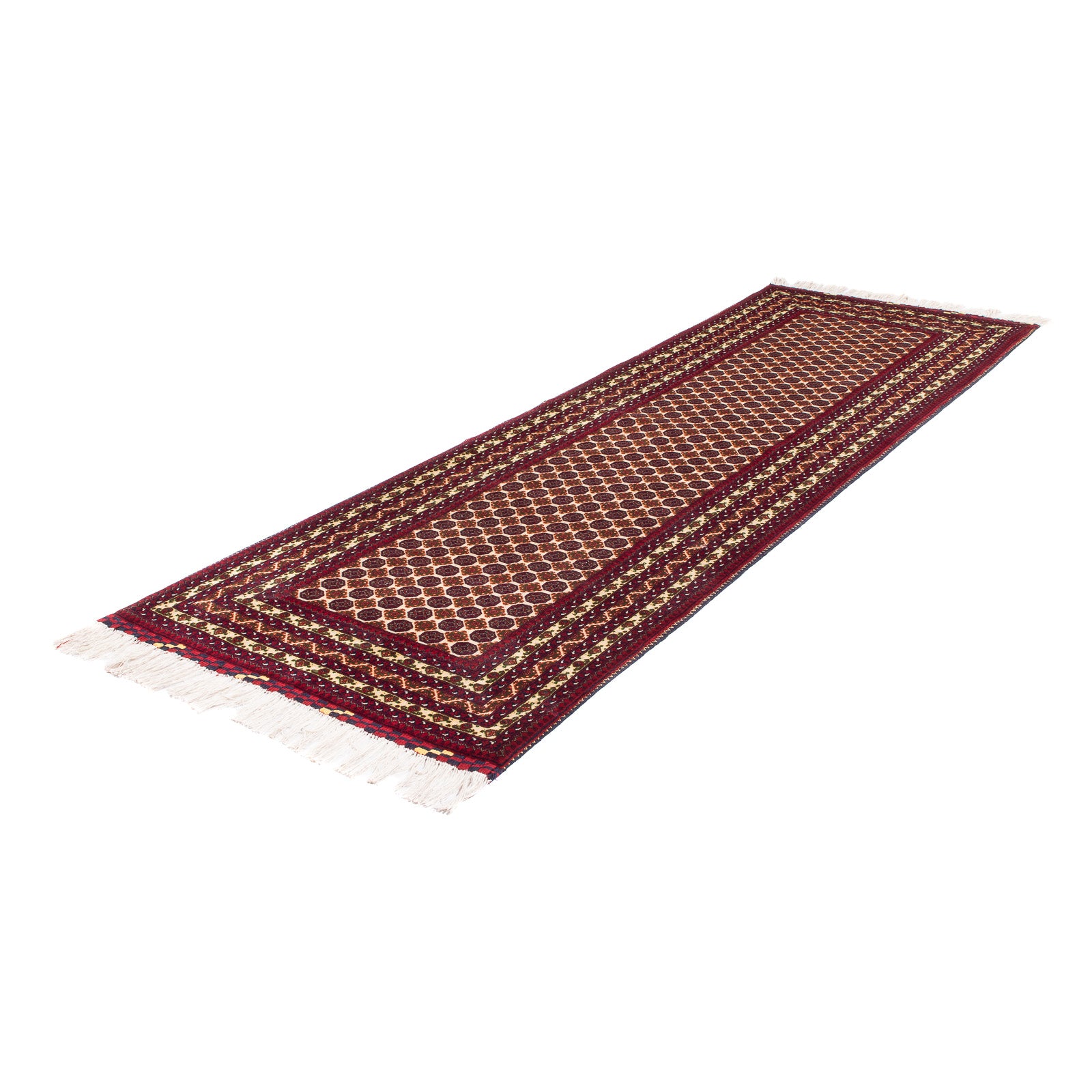 Tappeto corsia Tappeto afgano - 287 x 88 cm - beige