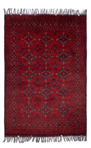 Tappeto afgano - Bukhara - 293 x 194 cm - rosso