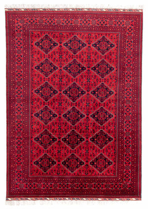 Tappeto afgano - 298 x 198 cm - rosso