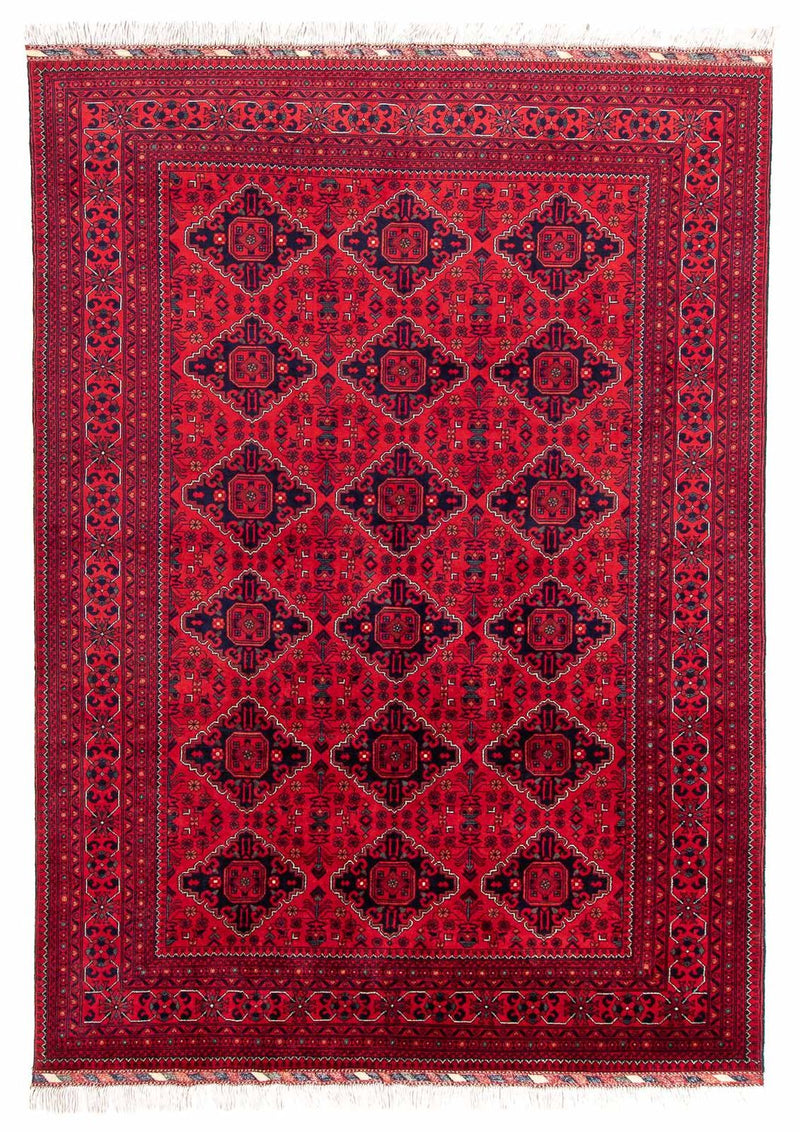 Tappeto afgano - 298 x 198 cm - rosso