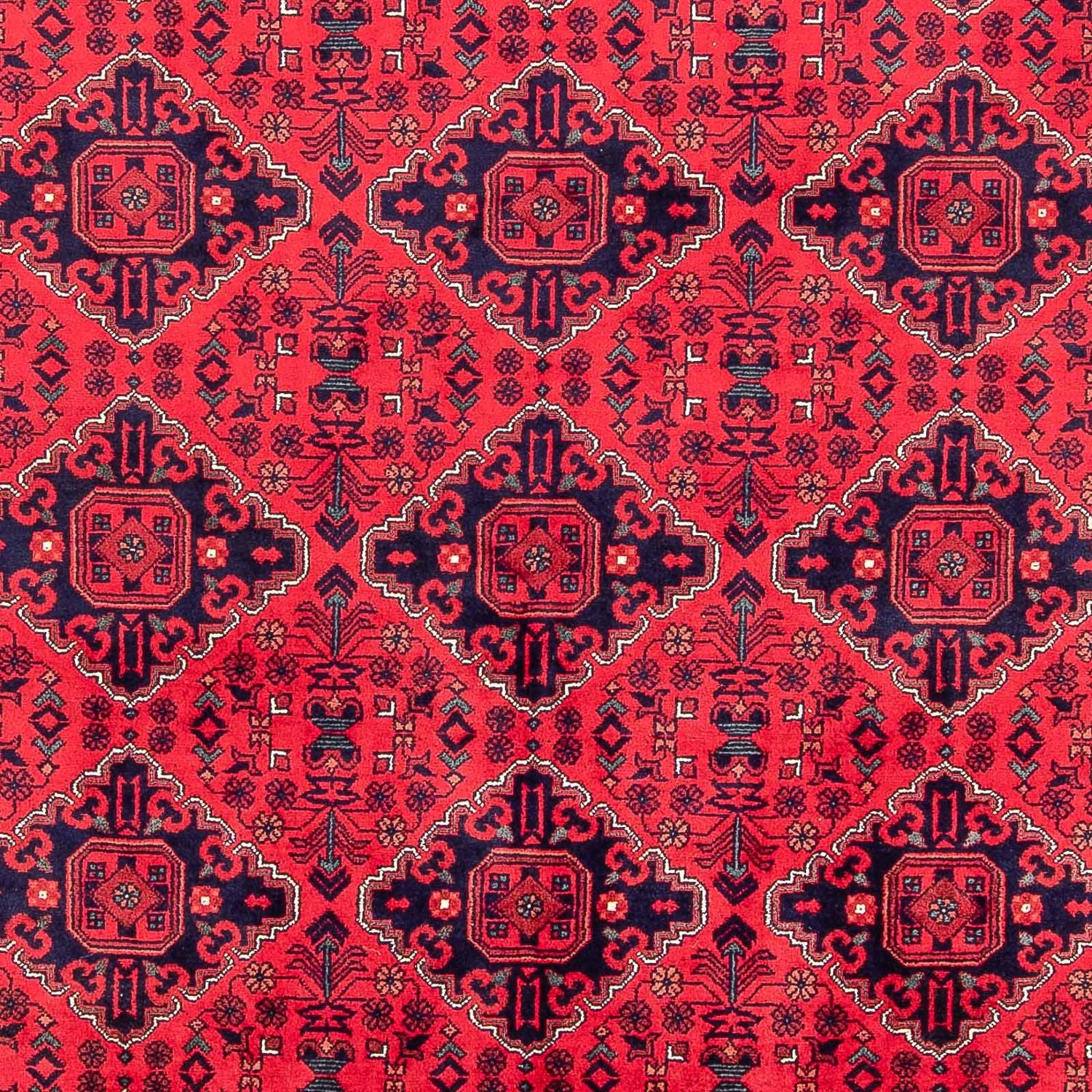 Tappeto afgano - 298 x 198 cm - rosso