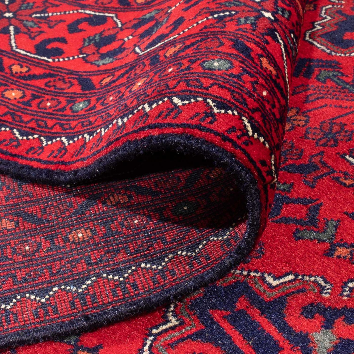 Tappeto afgano - 298 x 198 cm - rosso