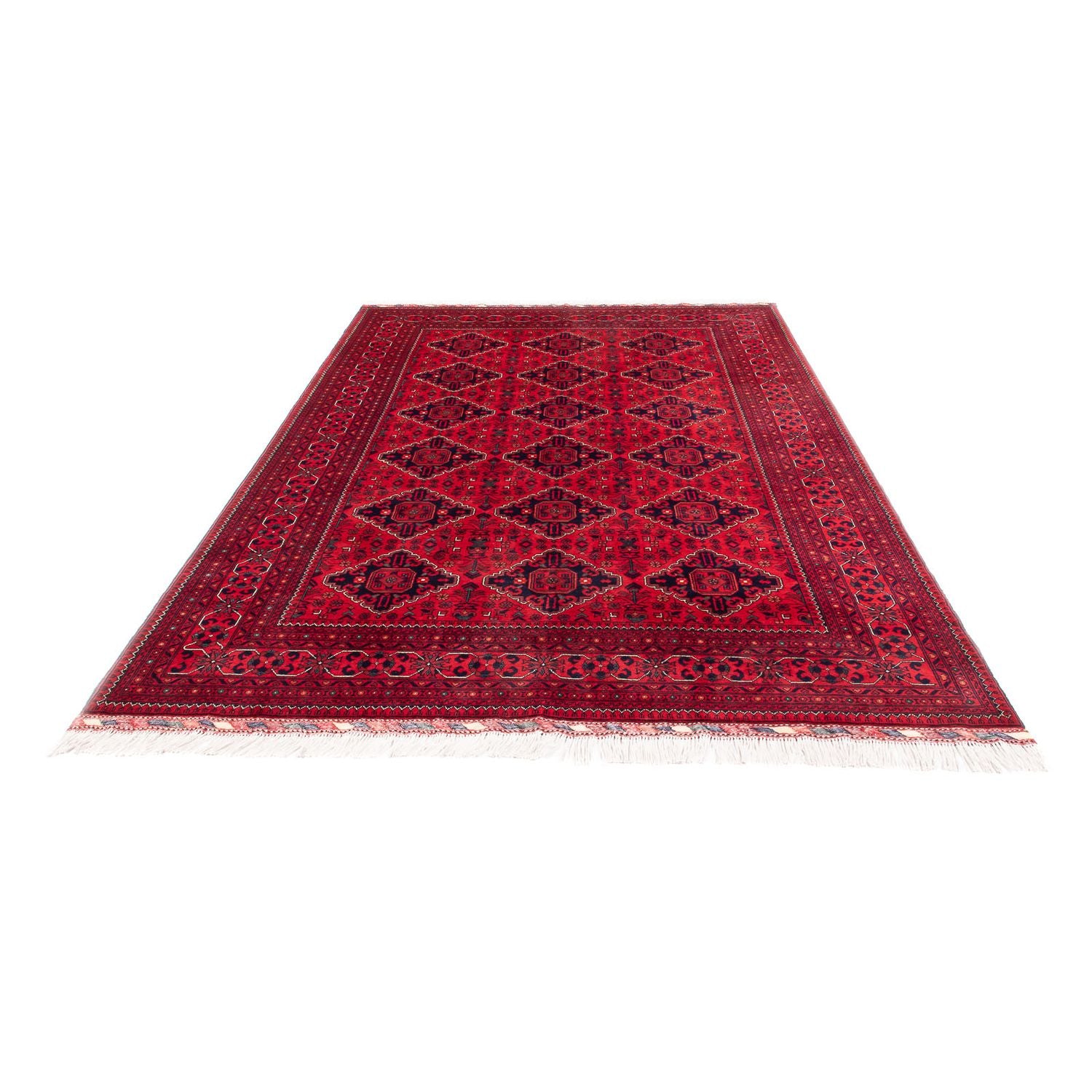 Tappeto afgano - 298 x 198 cm - rosso