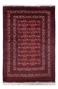 Tappeto afgano - Bukhara - 290 x 201 cm - rosso scuro