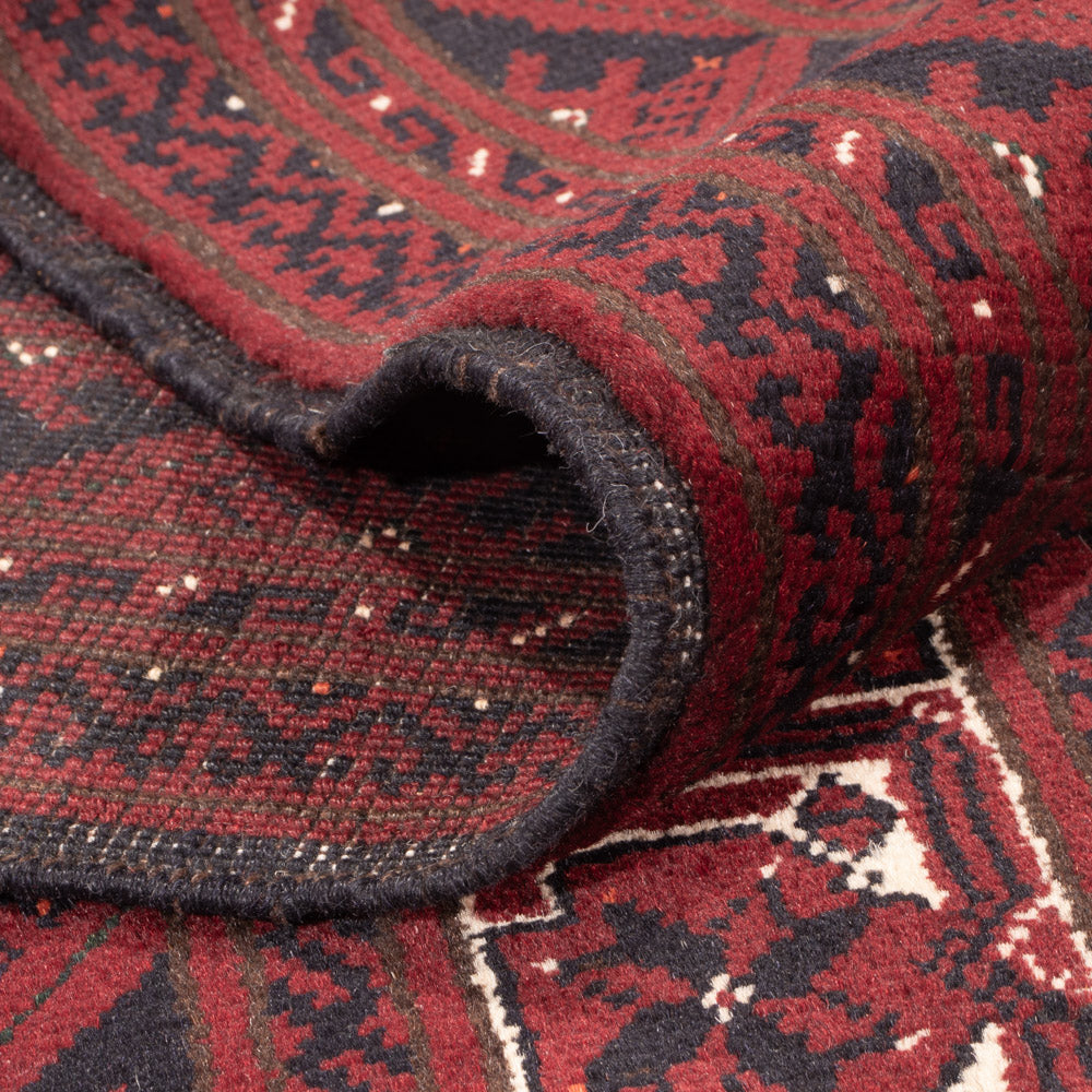 Tappeto afgano - Bukhara - 290 x 201 cm - rosso scuro