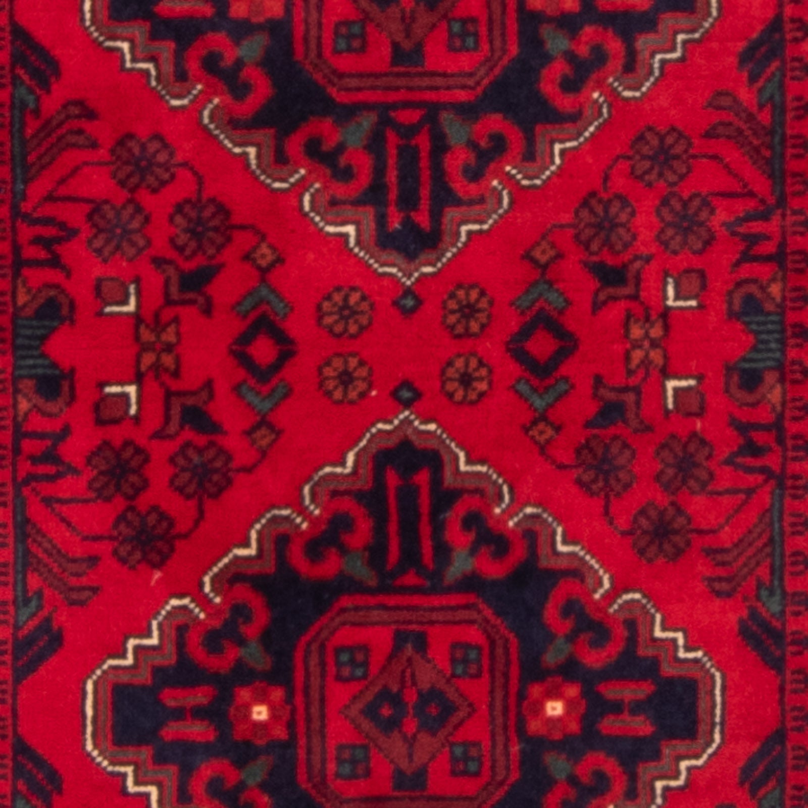 Tappeto corsia Tappeto afgano - 292 x 90 cm - rosso