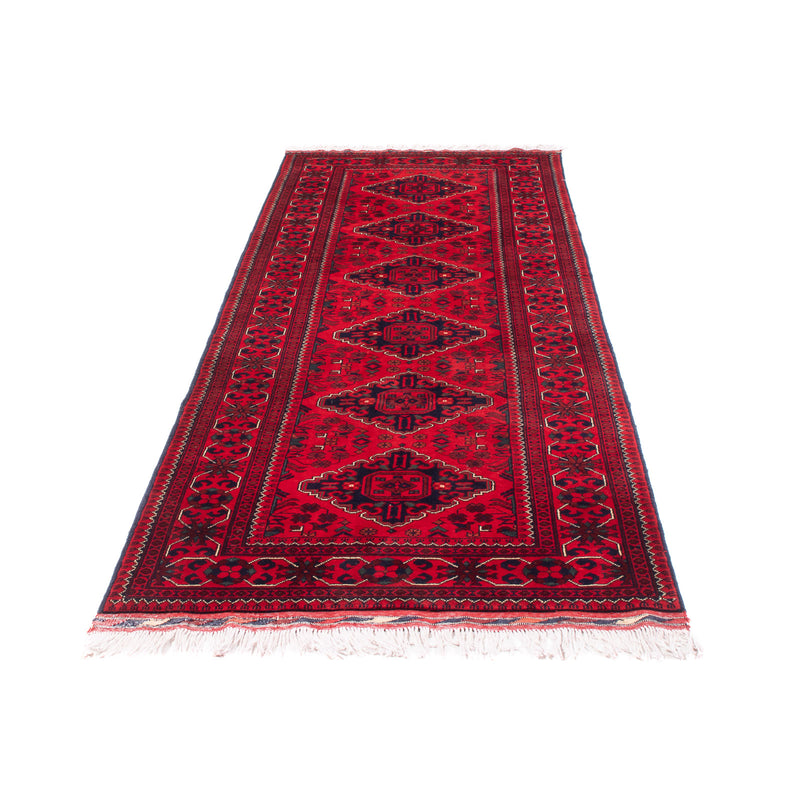Tappeto corsia Tappeto afgano - 292 x 90 cm - rosso