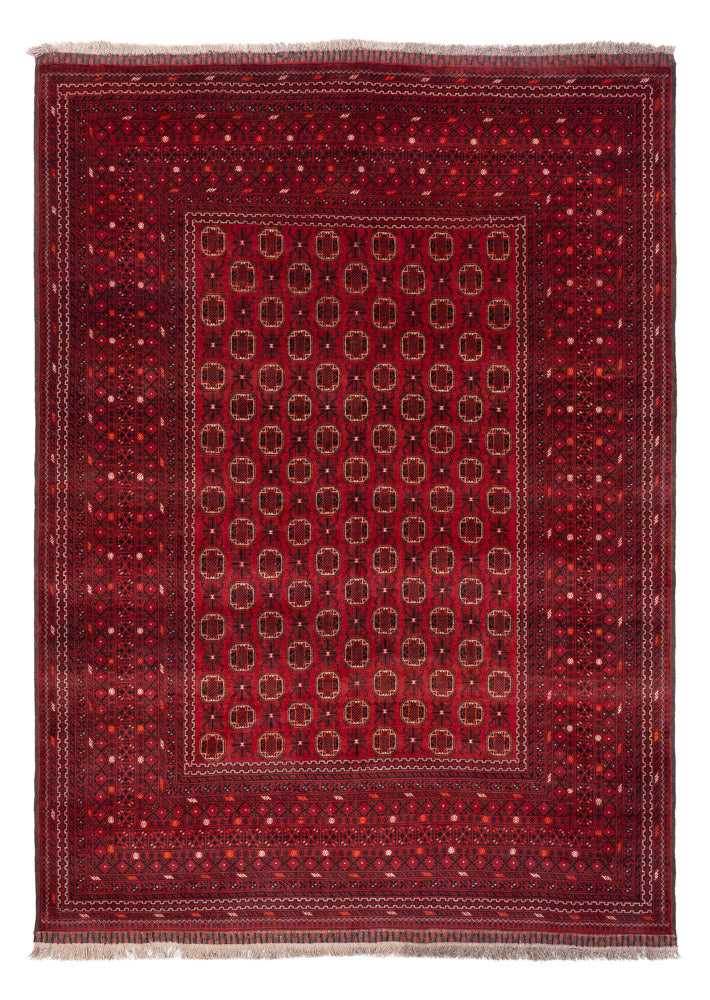 Tappeto afgano - Bukhara - 274 x 198 cm - rosso