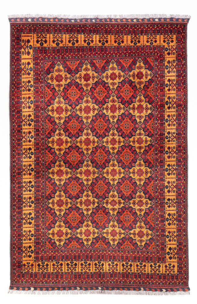 Tappeto afgano - 296 x 197 cm - beige scuro