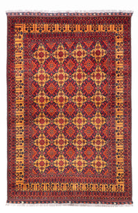 Tappeto afgano - 296 x 197 cm - beige scuro