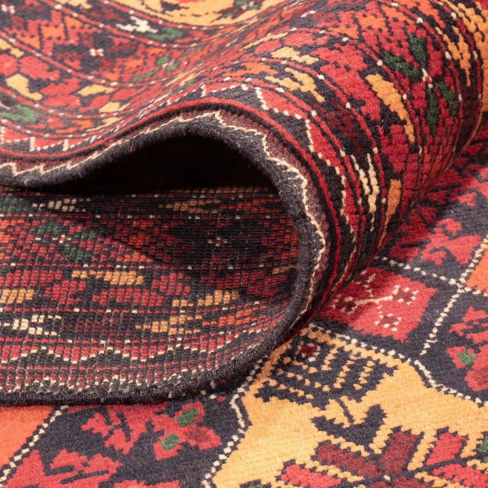 Tappeto afgano - 296 x 197 cm - beige scuro