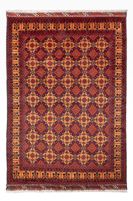 Tappeto afgano - 284 x 199 cm - beige scuro
