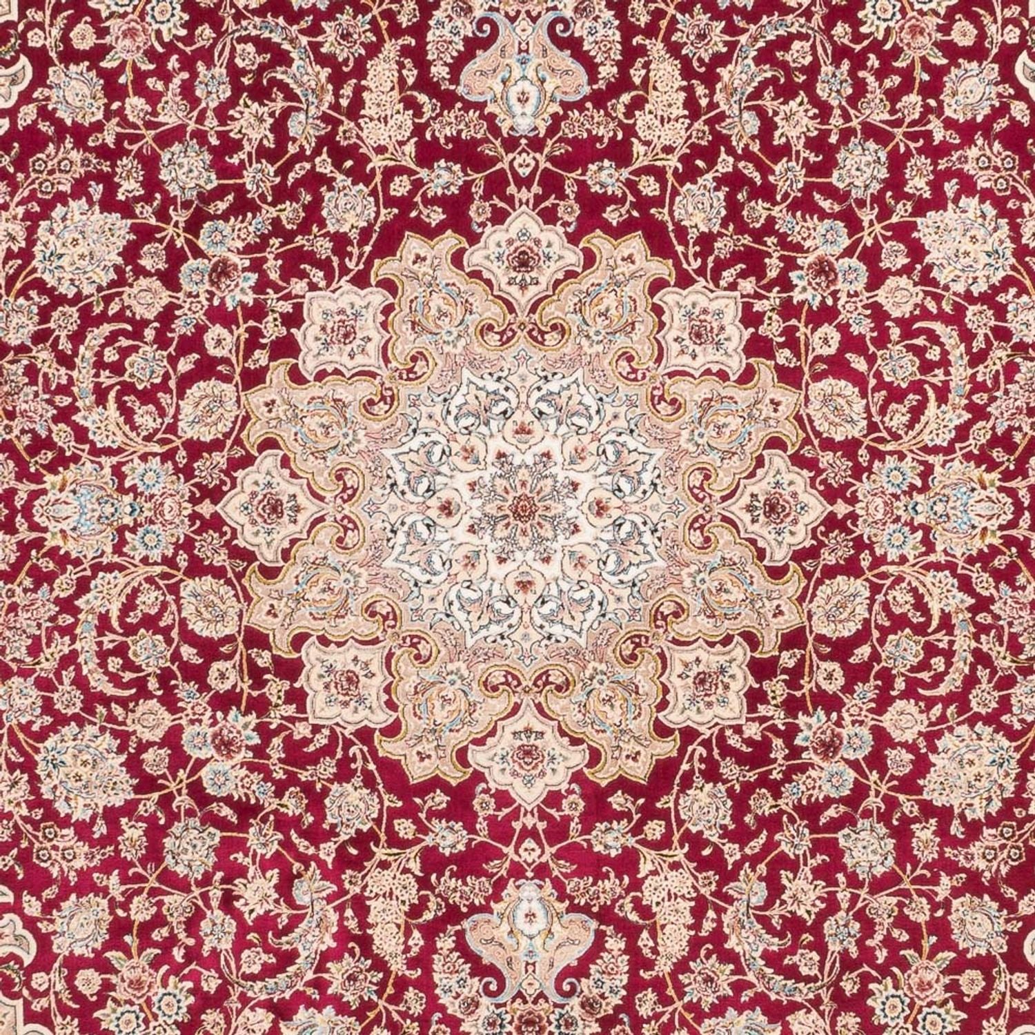 Tappeto di seta - Ghom seta - Premio - 227 x 145 cm - rosso