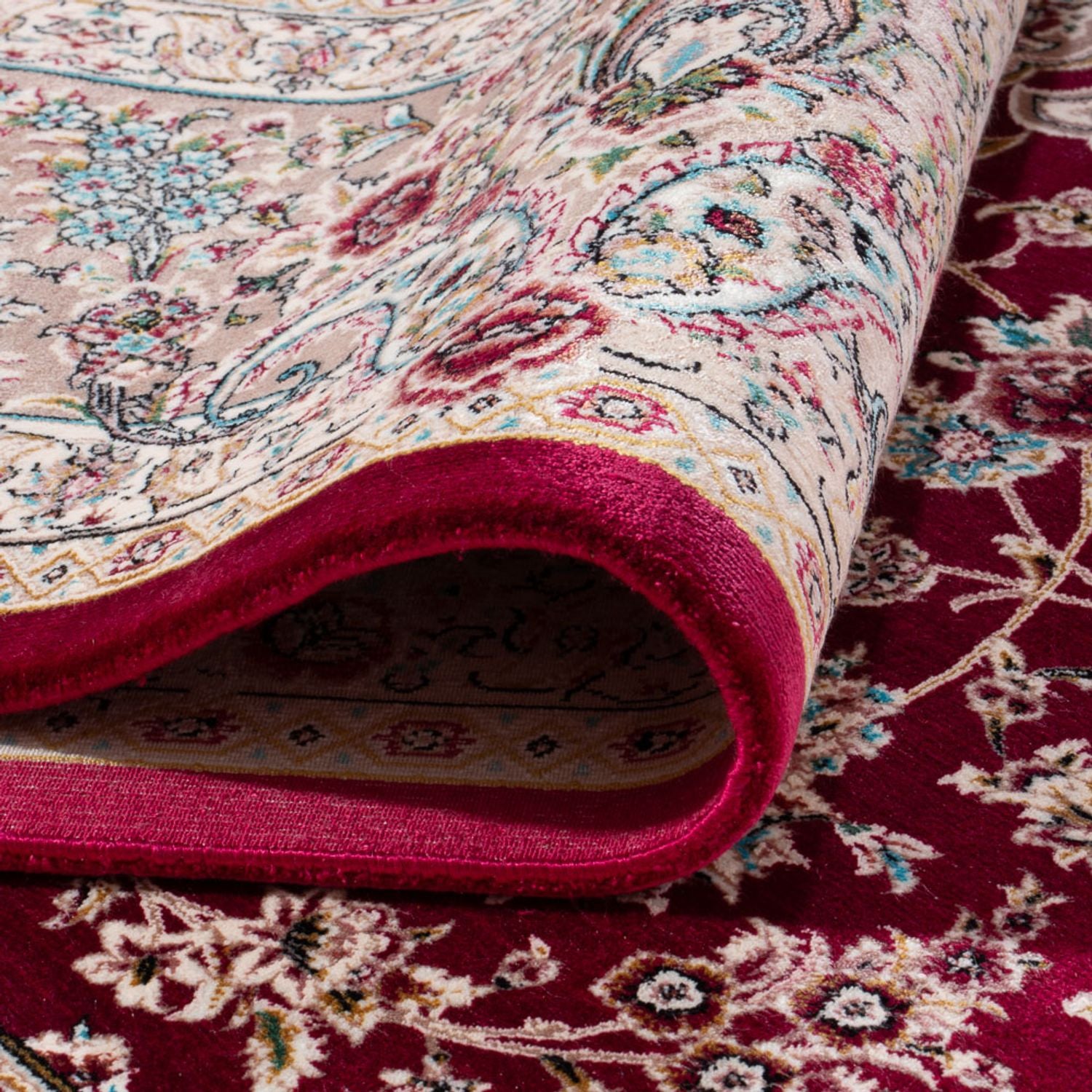 Tappeto di seta - Ghom seta - Premio - 227 x 145 cm - rosso