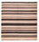 Tappeto di lana quadrato  - 150 x 140 cm - multicolore