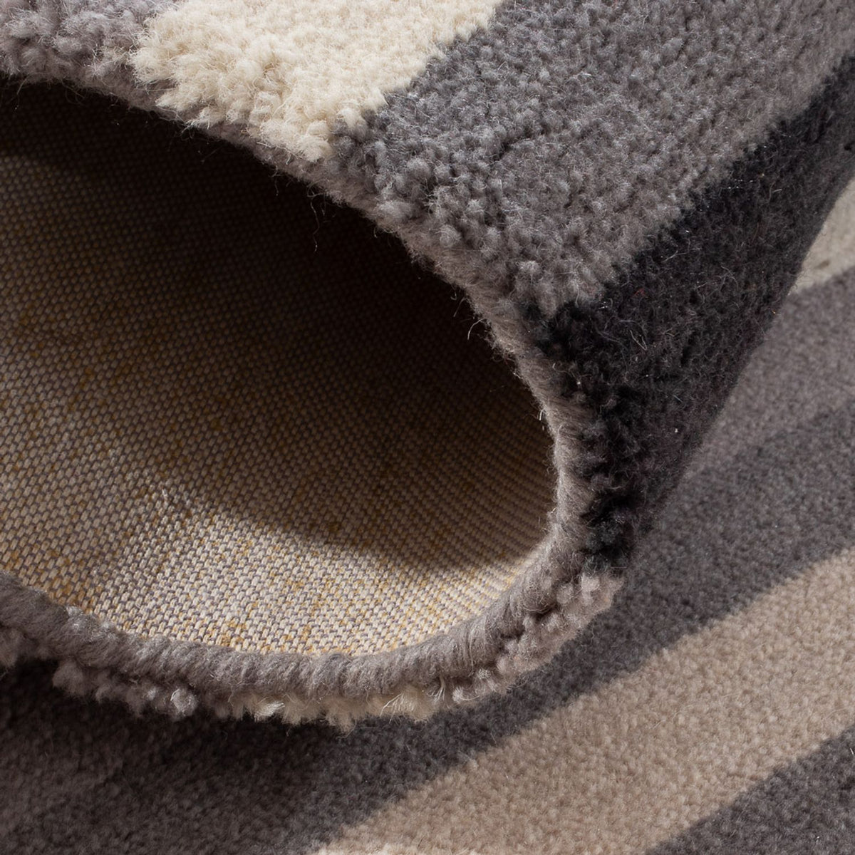 Tappeto di lana quadrato  - 150 x 140 cm - multicolore