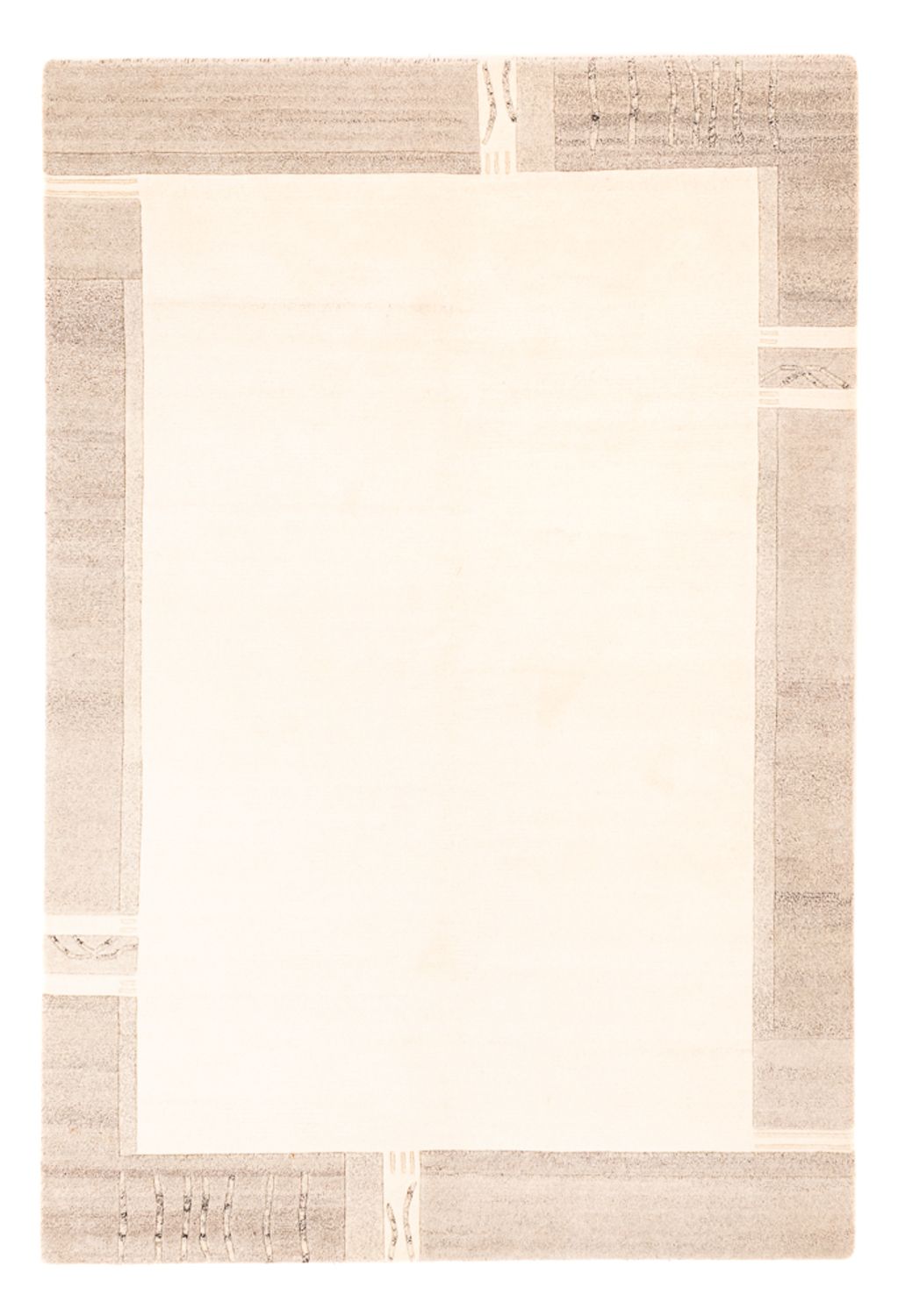 Tappeto Nepal - 200 x 142 cm - bianco