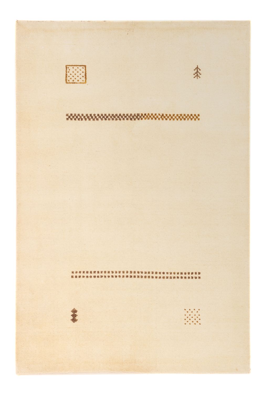 Tappeto Gabbeh - Loribaft Softy - 174 x 120 cm - beige