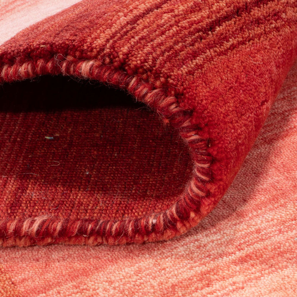 Tappeto Gabbeh - Loribaft Softy - 189 x 120 cm - rosso