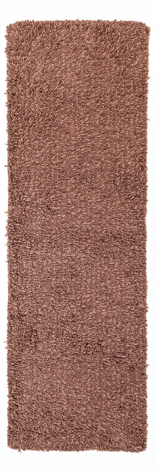 Tappeto corsia Tappeto a pelo alto - 203 x 64 cm - marrone