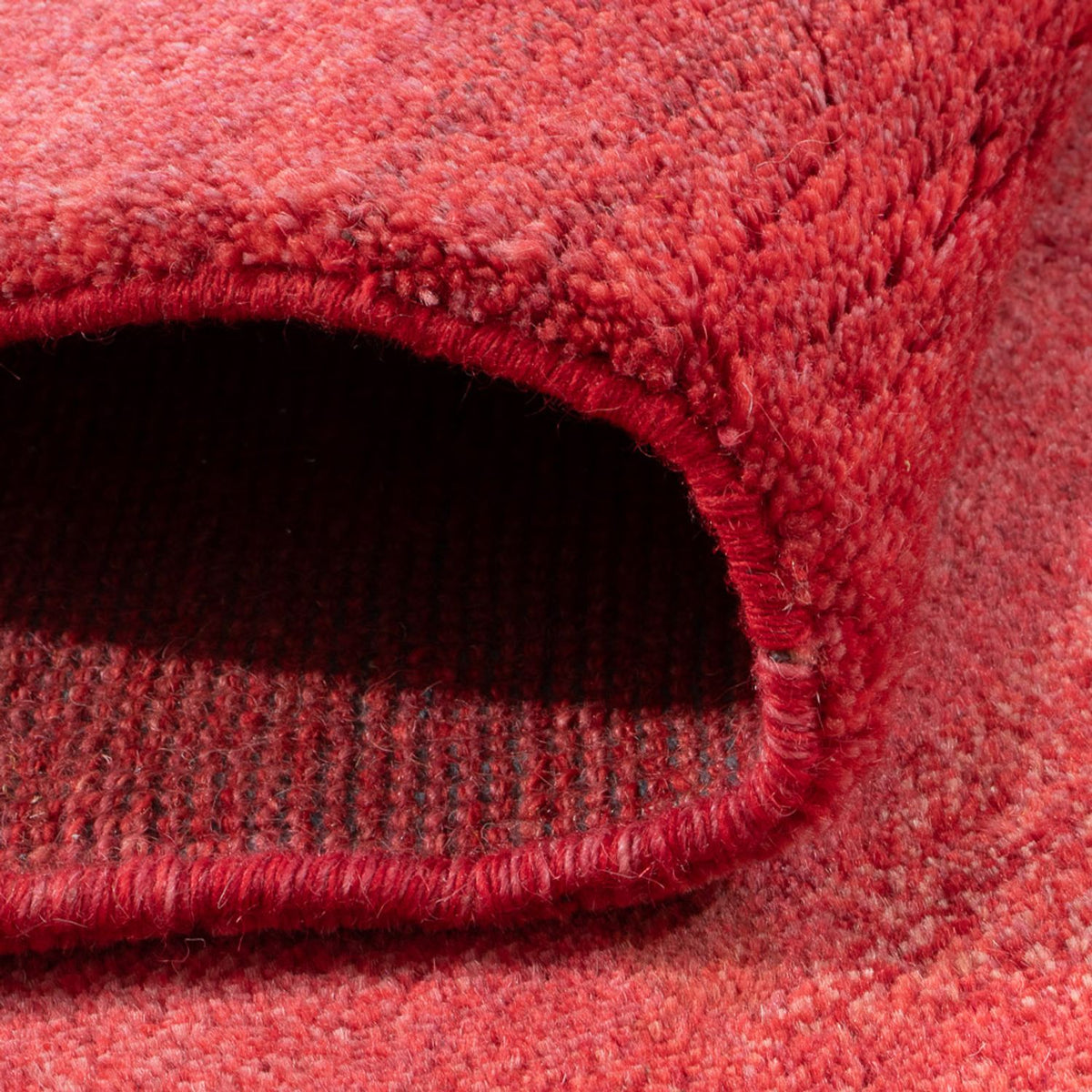 Tappeto corsia Tappeto Gabbeh - Indus - 240 x 80 cm - rosso