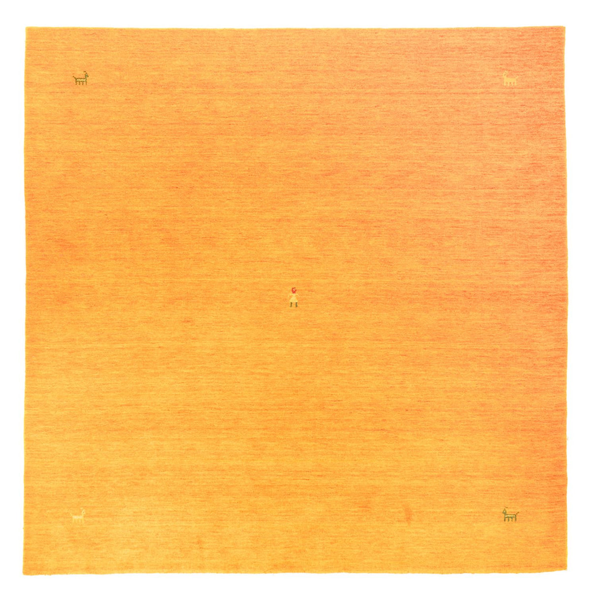 Tappeto Gabbeh - Softy quadrato  - 250 x 250 cm - oro